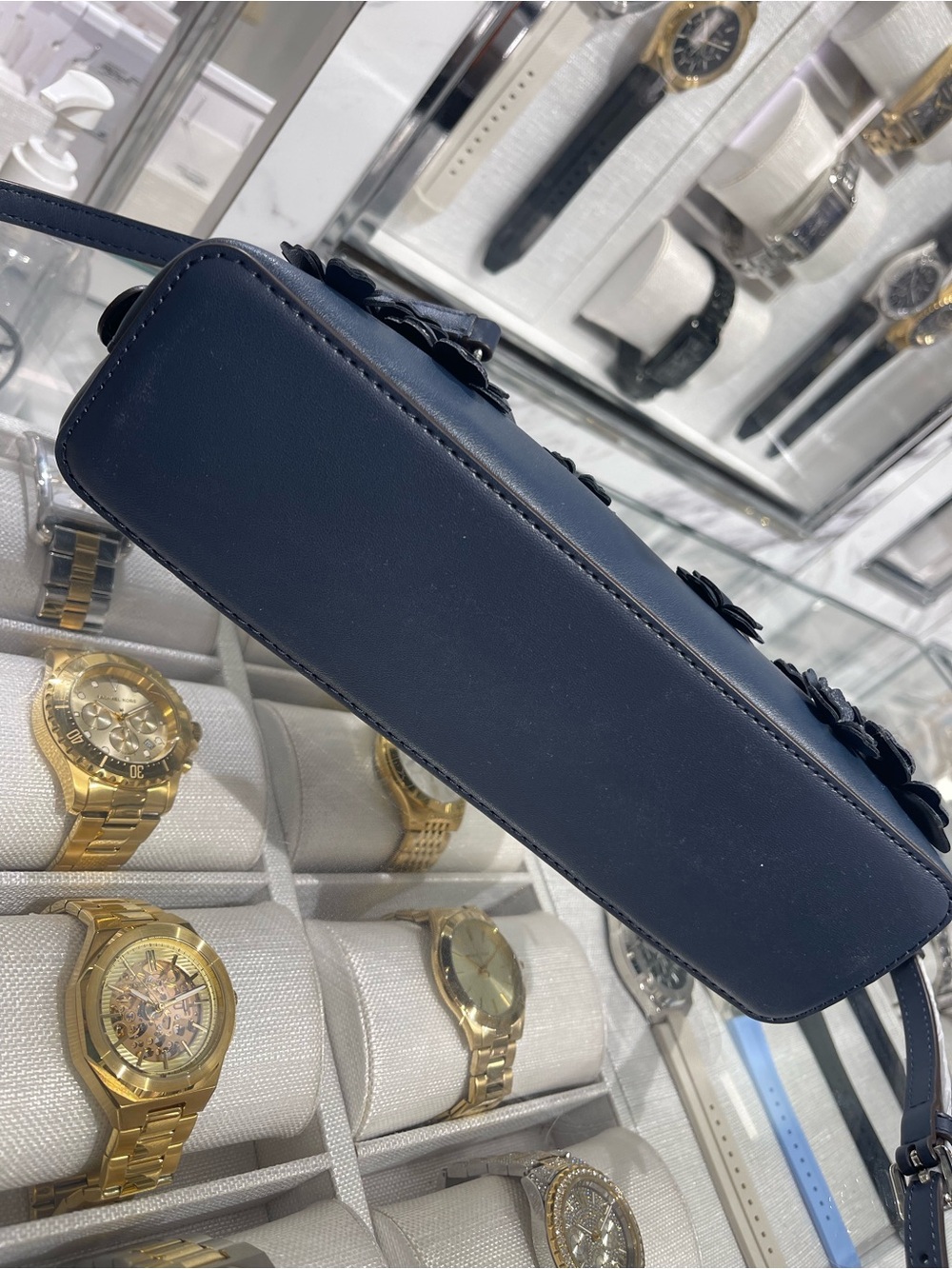 Michael Kors Petra Small Floral Embellished Crossbody Bag
Navy
NWT - Picture 13 of 16